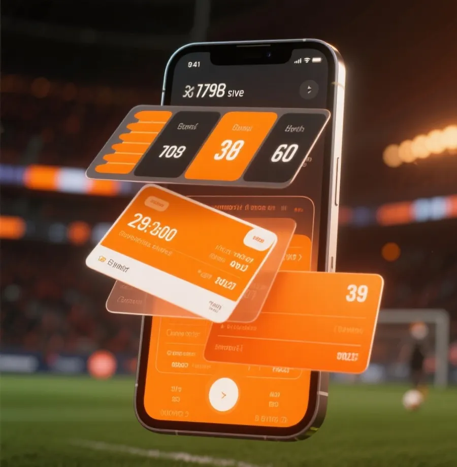 移动端赛事中心体验示意